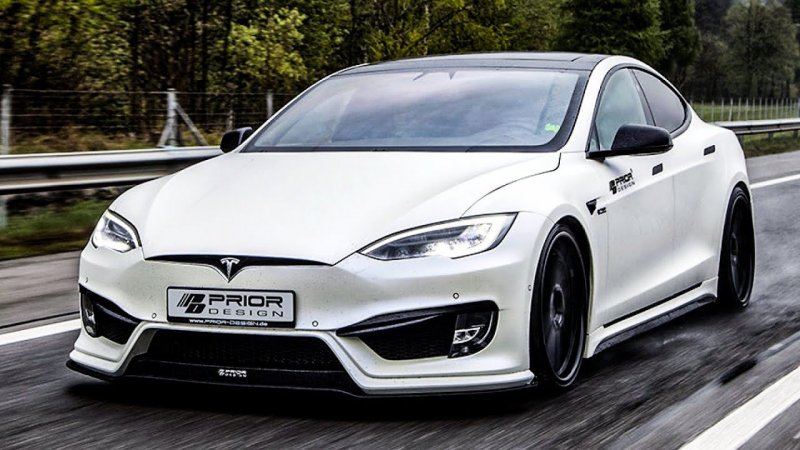 Tesla model s обвес