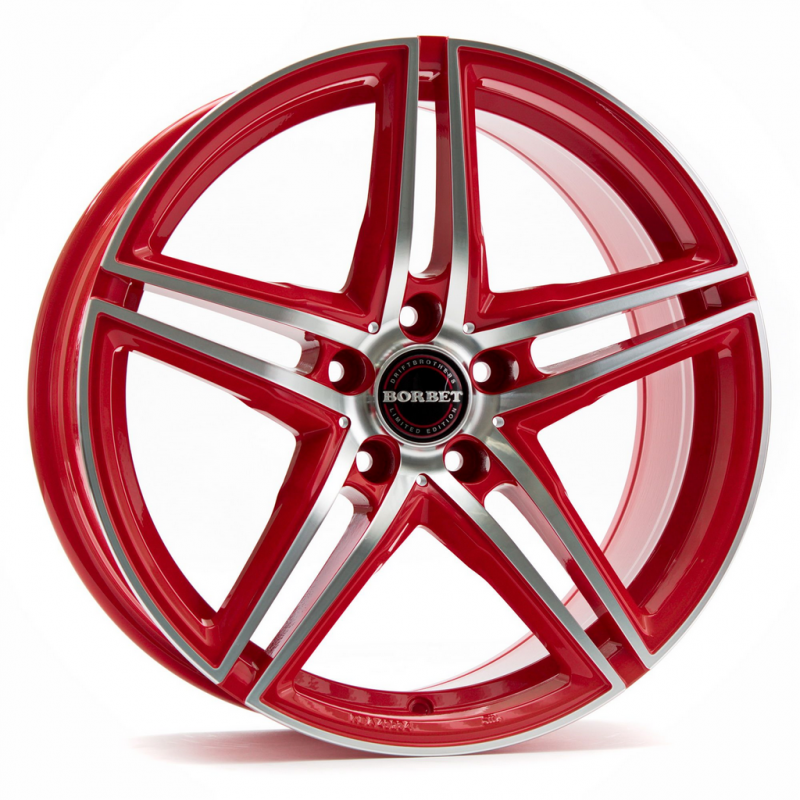 Колесный диск Borbet XRT 8x18/5x112 d72.5 et35 Red Front Pol.