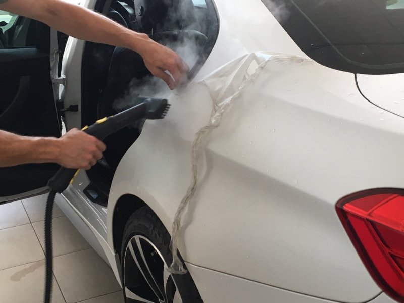 Снятие пленки с автомобиля