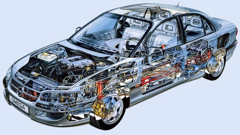 Opel Omega Drag car