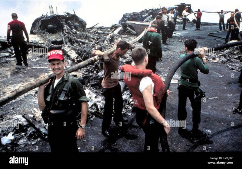 Пожар на USS Forrestal 1967