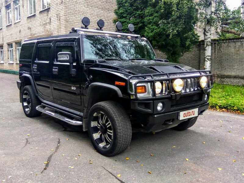 Хаммер h2 черный