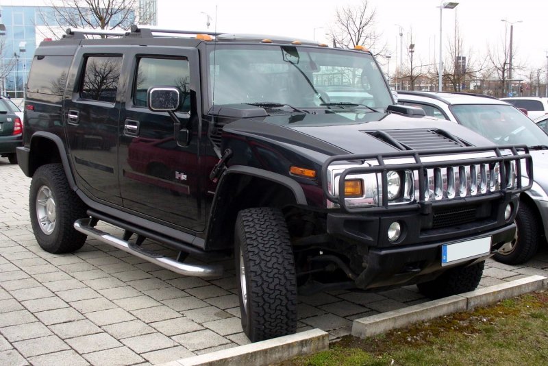 Хаммер h2 2002 черный