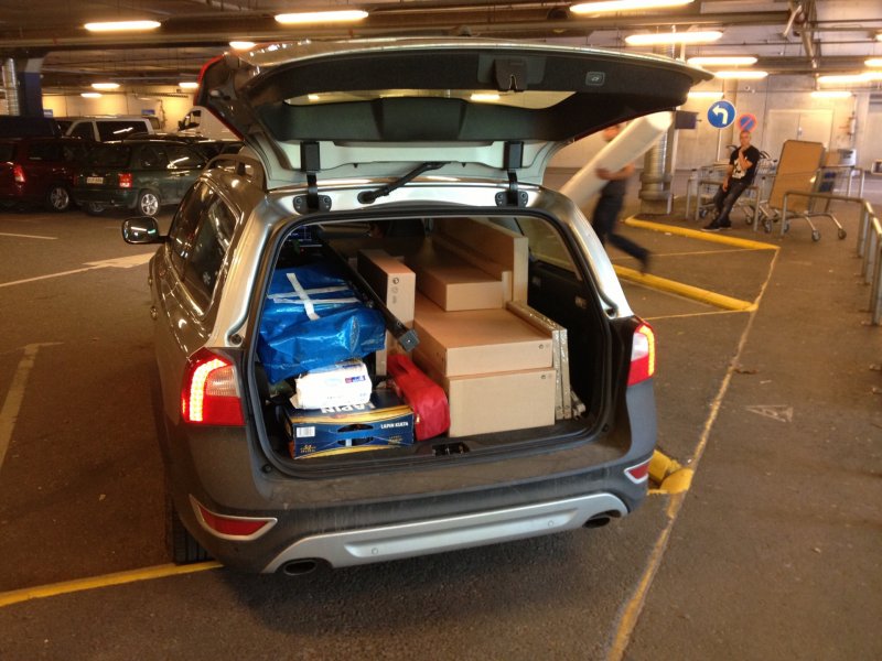 Volvo xc70 багажник
