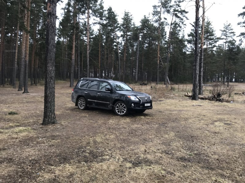 Lexus LX 570 на природе