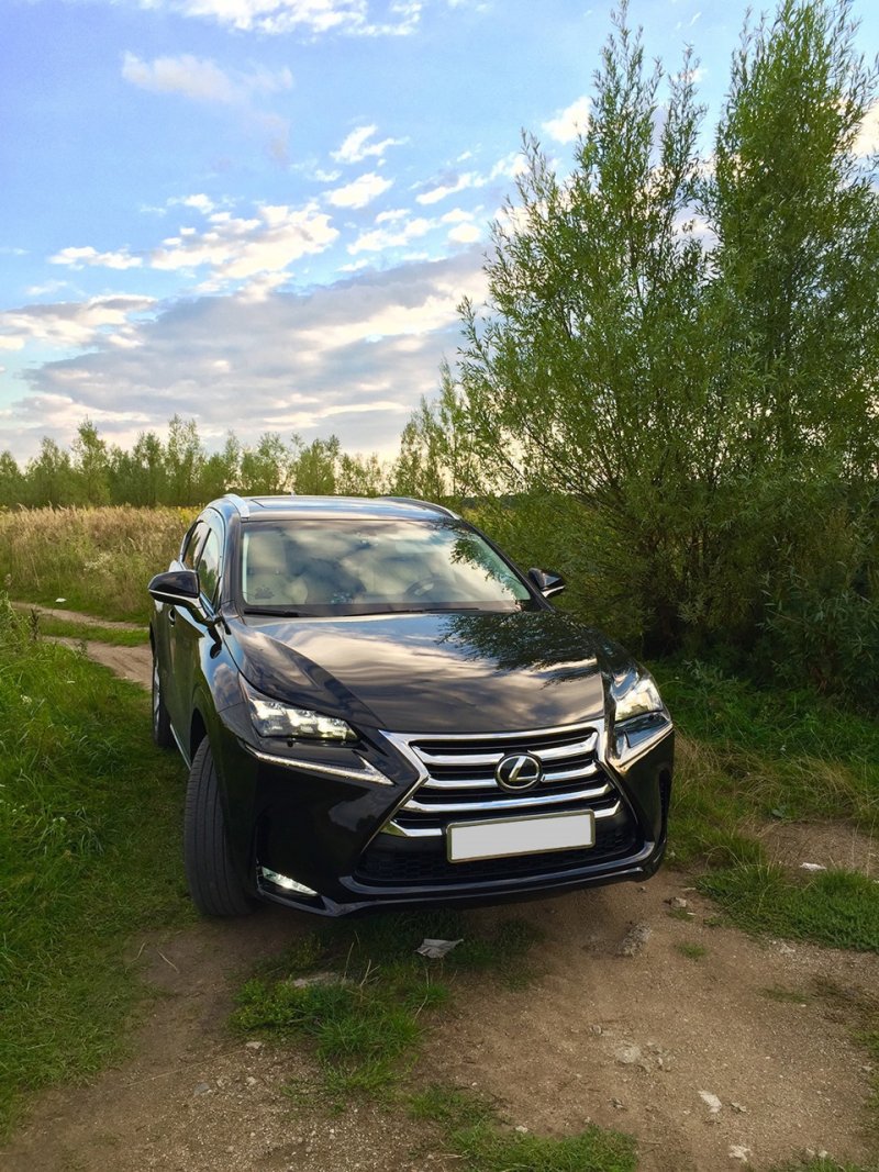 Лексус НХ 200 на природе