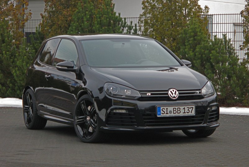 Volkswagen Golf GTI 2012 чёрный
