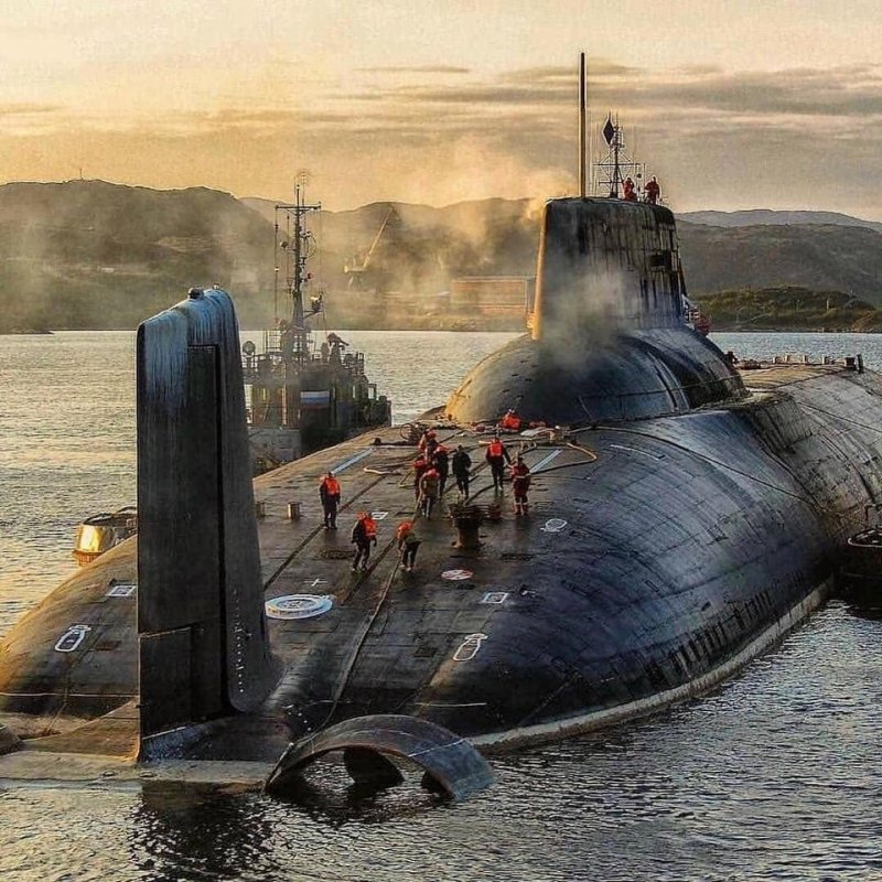 Подводная лодка и кит