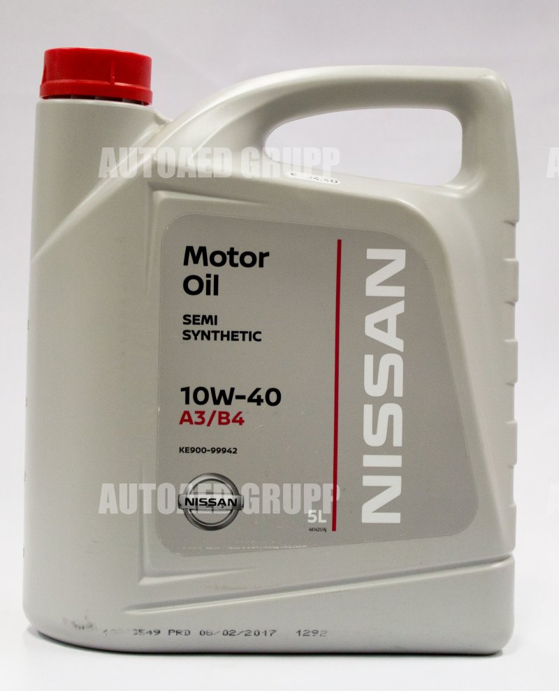 Моторное масло Nissan 5w-40