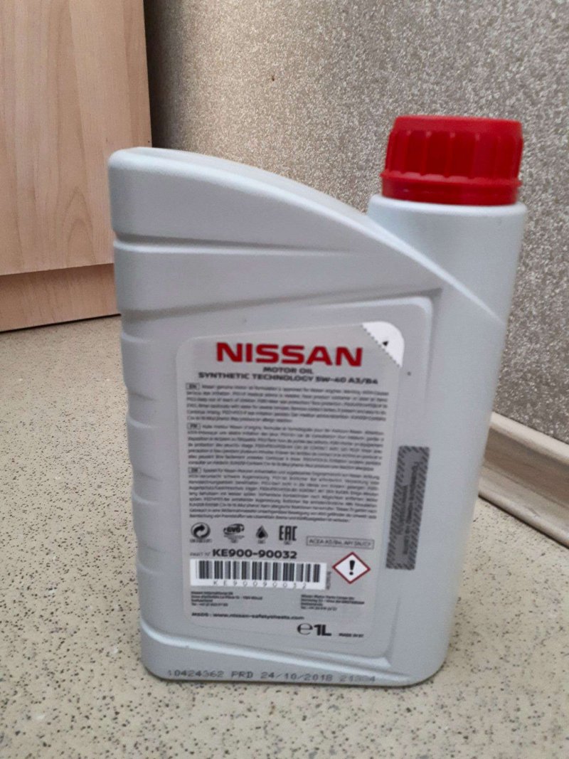 Nissan 5w40 1л.