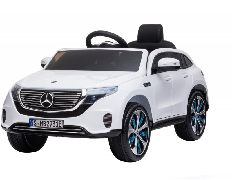 Детский электромобиль Mercedes Benz Police EQC 400 4matic - hl378-White