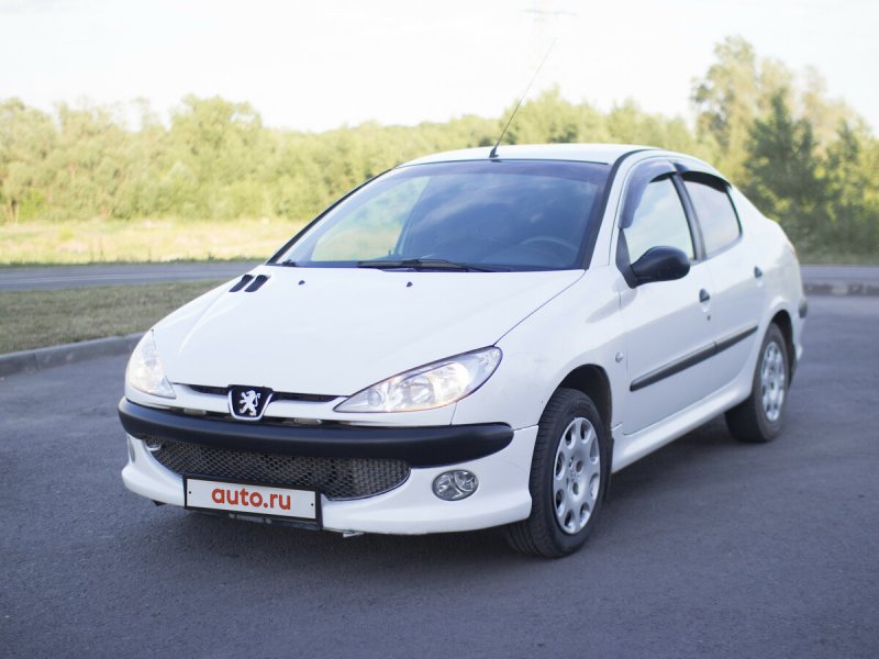 Peugeot 206 седан черный