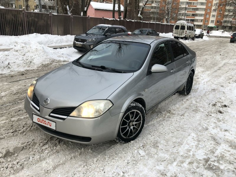Nissan primera p12 красная