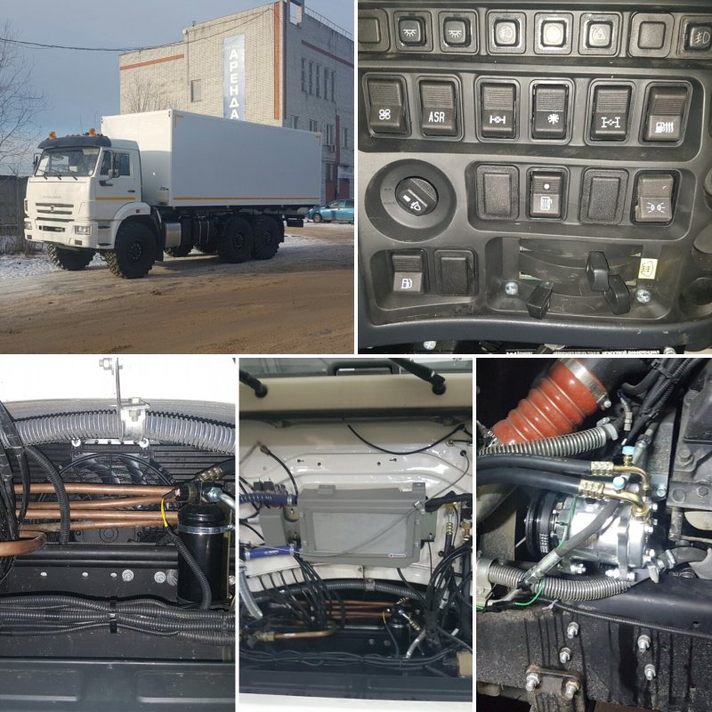 КАМАЗ вид спереди