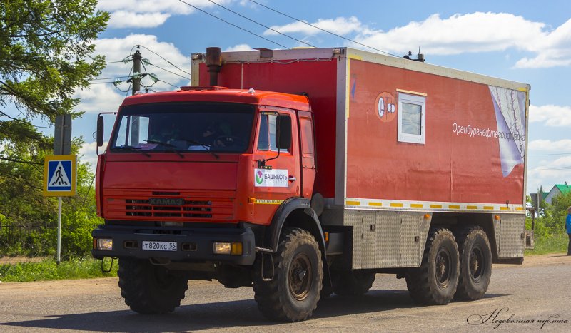 ДЗК КАМАЗ 43118 за кабиной