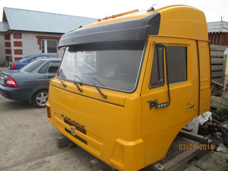 Кабина КАМАЗ 43118 изнутри