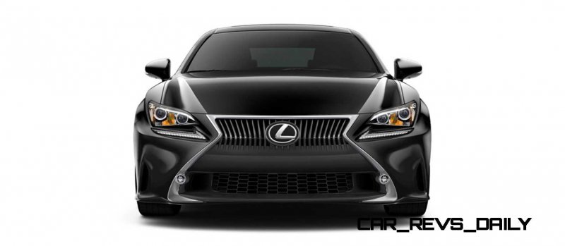 Машина вид спереди Lexus