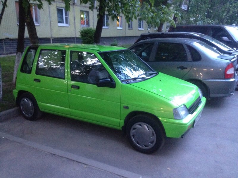 Daewoo Tico зелёный