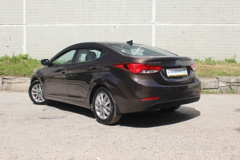 Hyundai Elantra 2018 синий