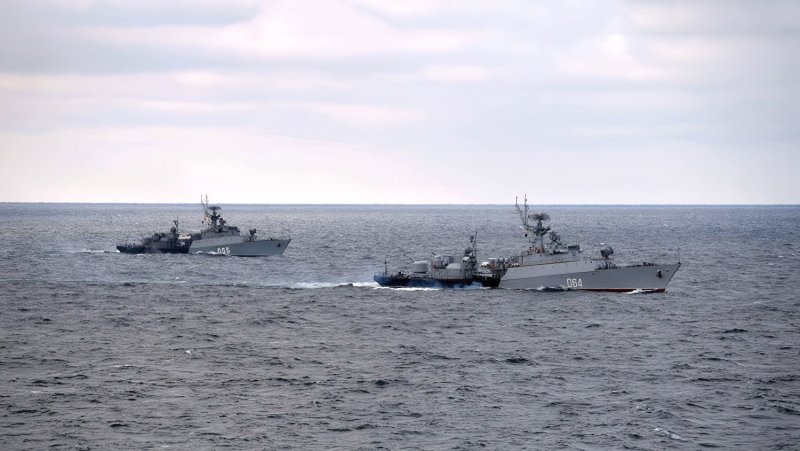 Учения в черном море 2020