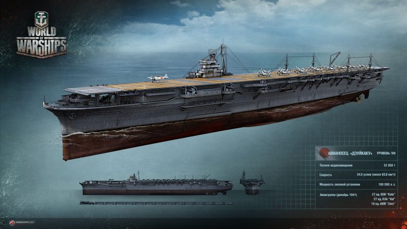 Адмирал Кузнецов в World of Warships