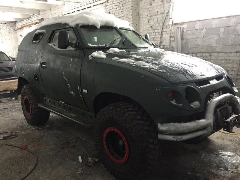 УАЗ покраска раптором