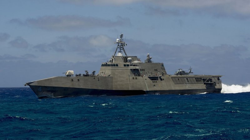 Военный корабль ВМС США Джонстон