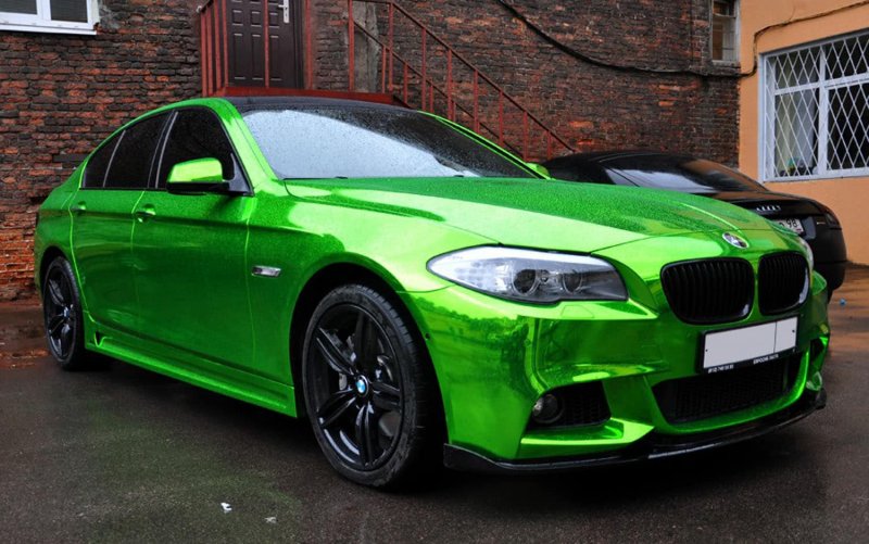 BMW m5 зеленая