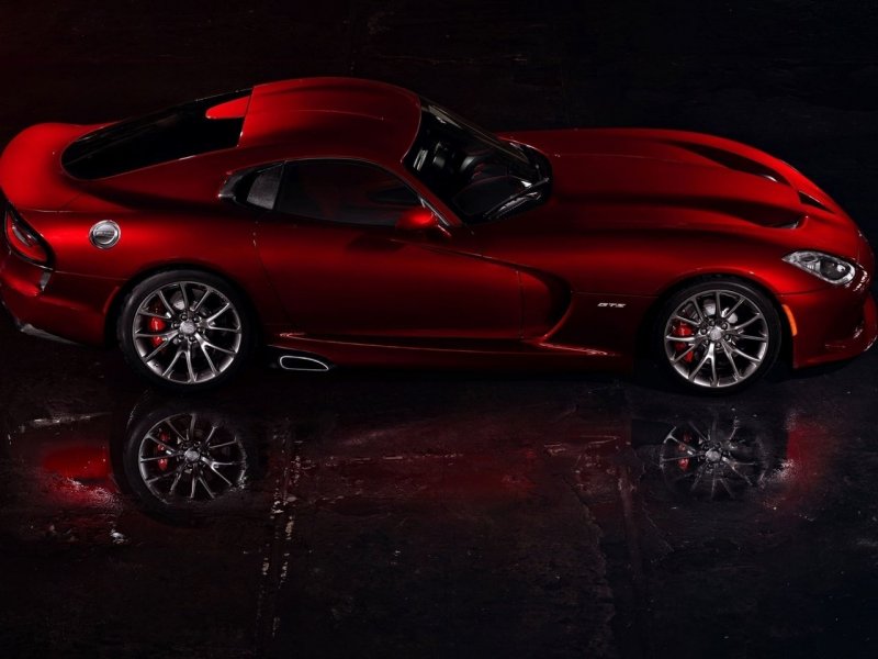 Dodge Viper srt 10 красный