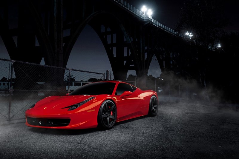 Феррари Италия 458 черная