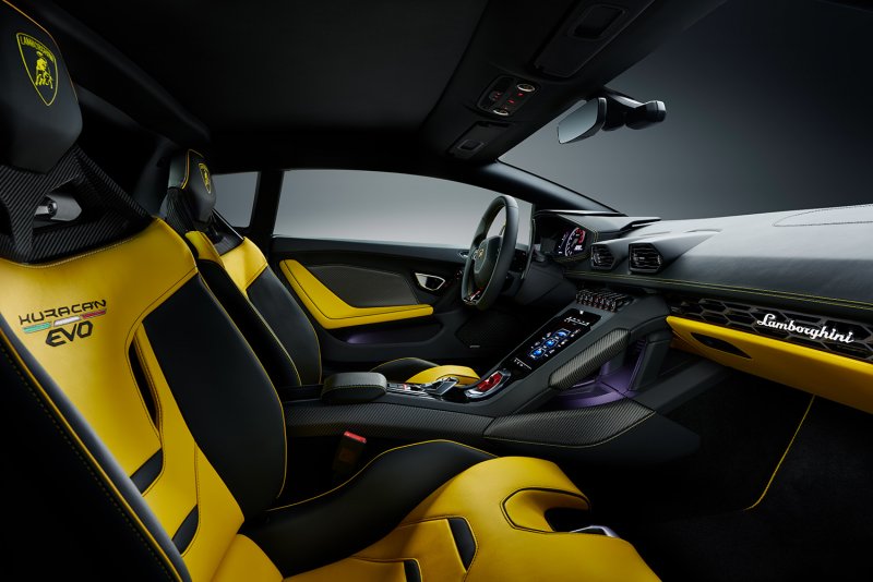 Lamborghini Huracan салон