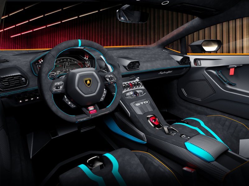 Lamborghini Huracan Spyder 2019 салон