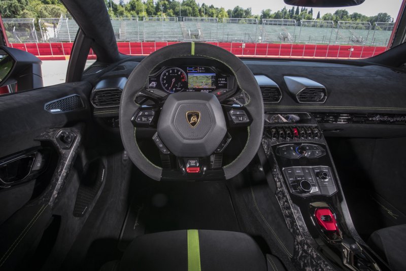 Lamborghini Aventador 2019 салон оранжевый