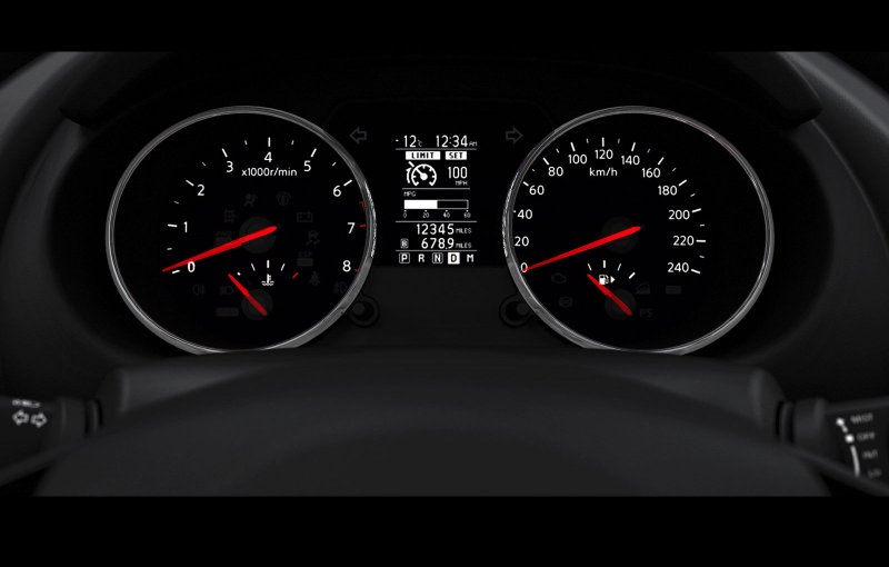 Nissan Qashqai 2012 приборная панель