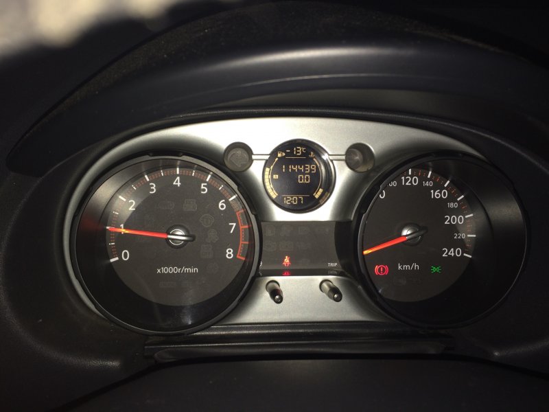 Nissan Qashqai 2008 приборная