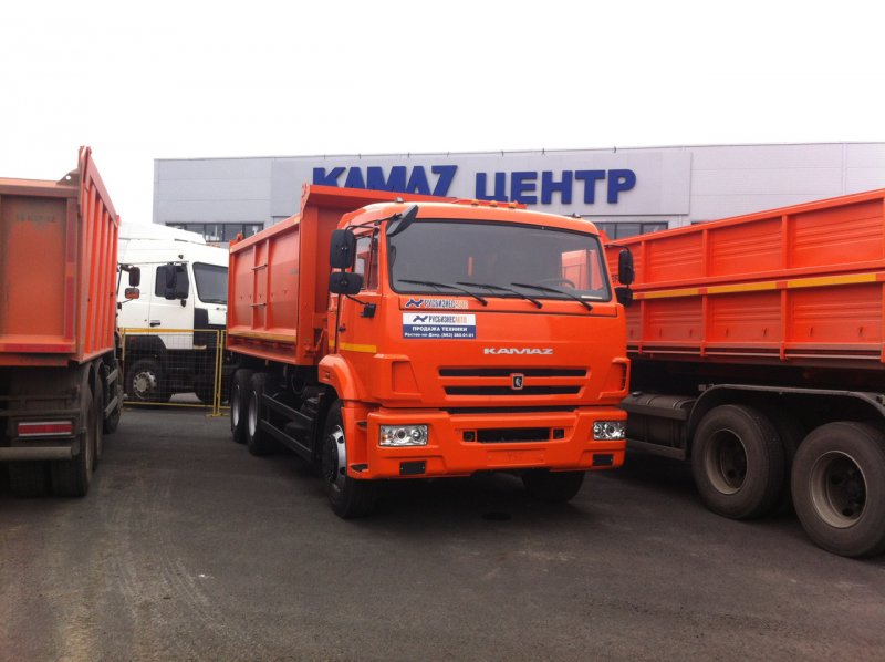 КАМАЗ 65115 трехсторонник