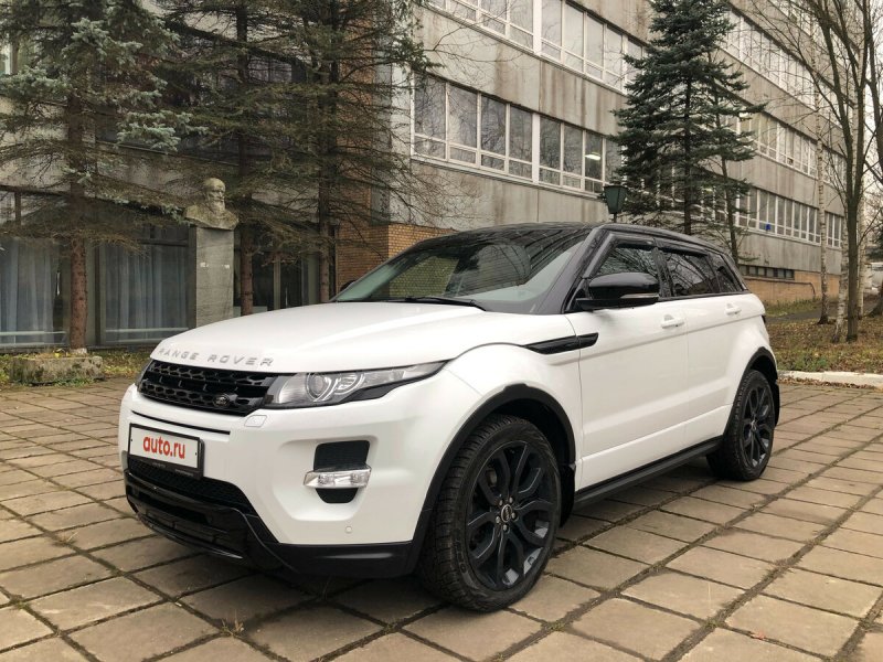 Land Rover range Rover Evoque 2014 белый