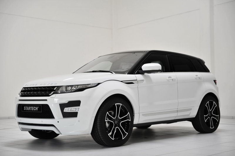 Land Rover range Rover Evoque 2012 белый