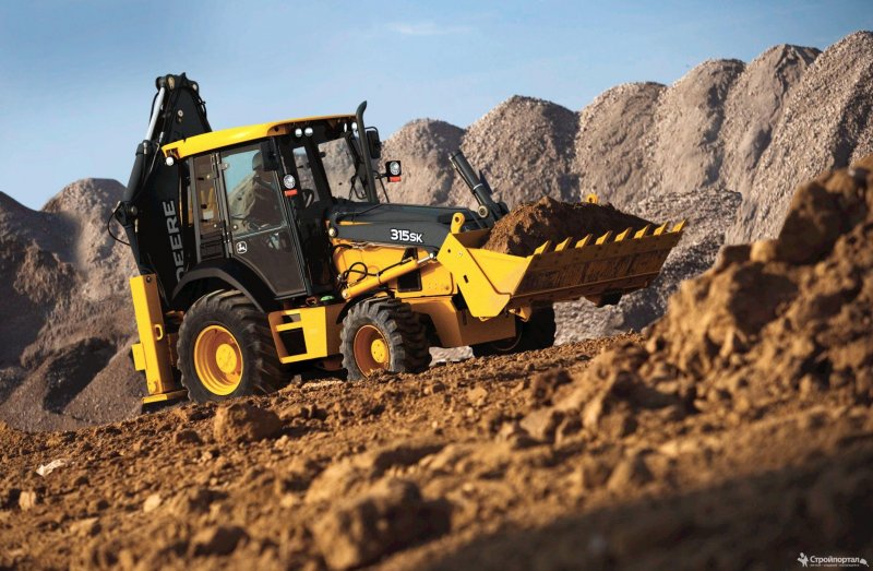 Экскаватор-погрузчик John Deere 315sk