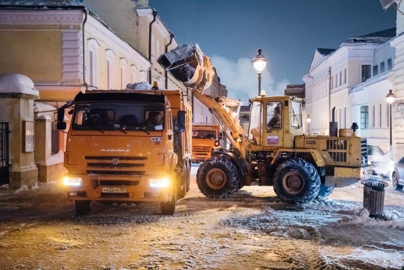 Вывоз снега КАМАЗ