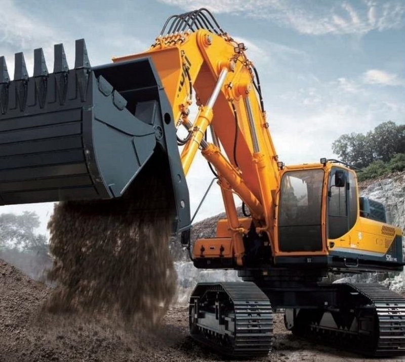 Гусеничный экскаватор Hyundai r850lc-9