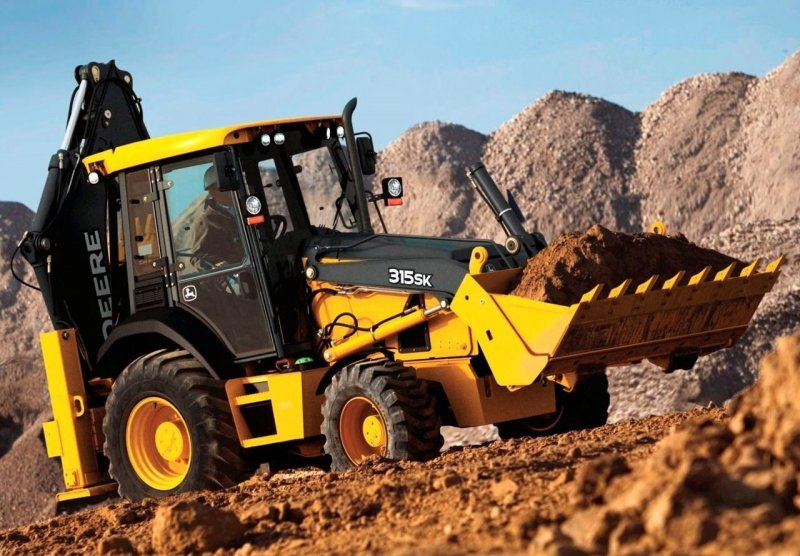 Экскаватор погрузчик John Deere 315 SL