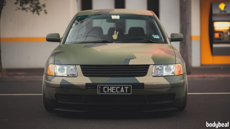 Passat b5 Tuning зеленый