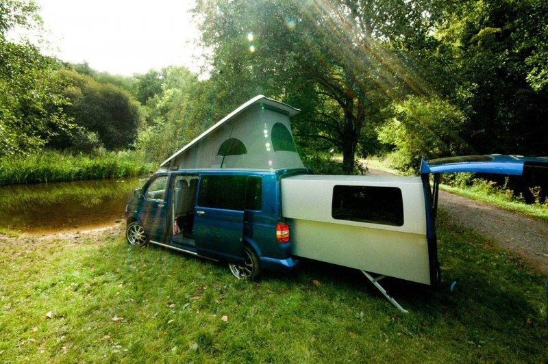 VW t5 Doubleback Camper