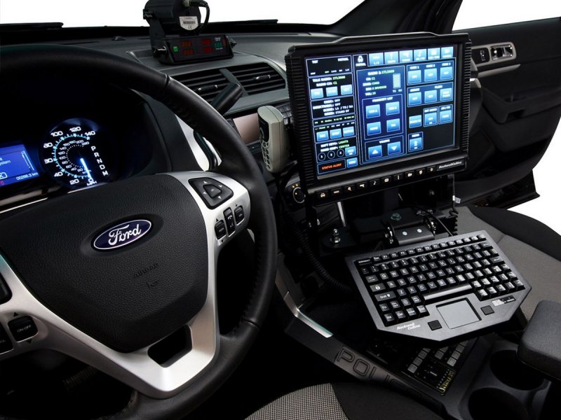 Ford Explorer 5 Police Interceptor Interior