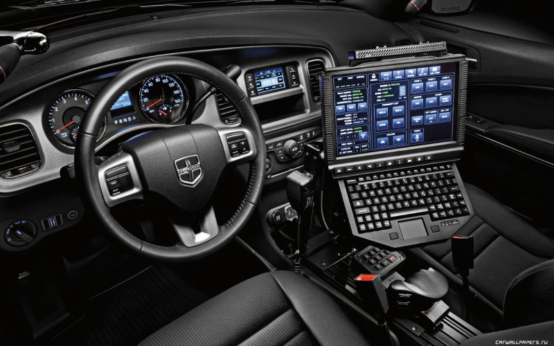 Dodge Charger Police Interceptor Interior