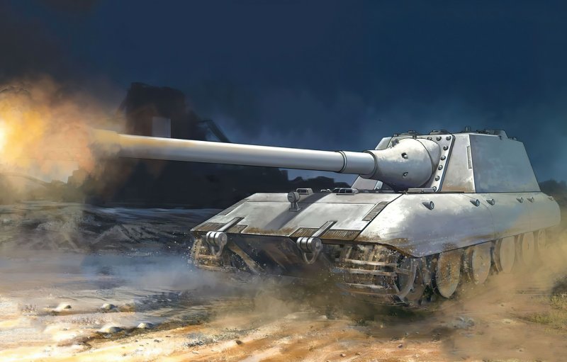 Модель танка е 100