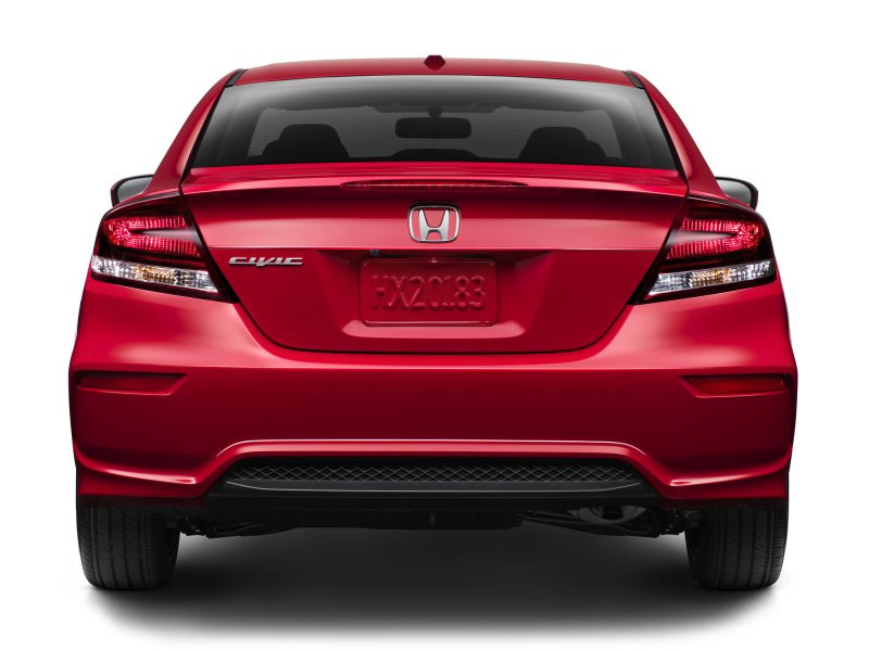 Honda Civic седан вид сзади