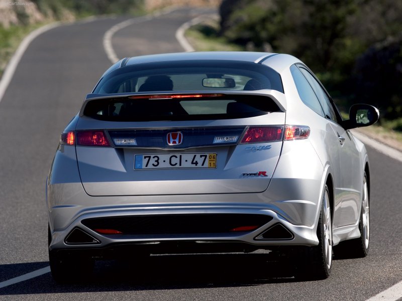Honda Civic Type r сзади