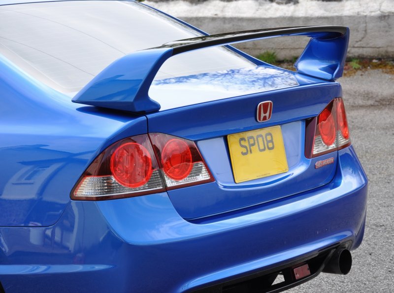 Honda Civic 2008 Type r сзади